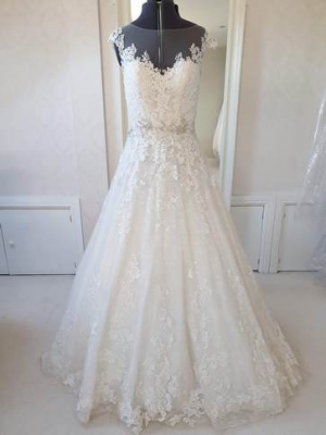 New or Second hand  Demetrios Audrey wedding dress