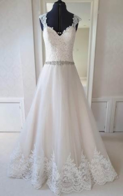 New or Second hand  Demetrios Bella wedding dress